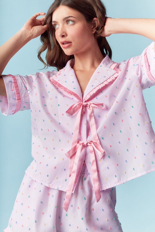 Pastel Dot Pajama Set