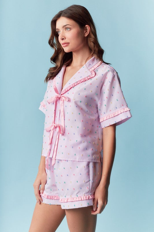 Pastel Dot Pajama Set