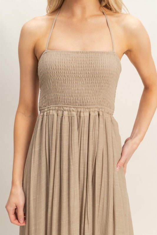 Boho Halter Maxi Dress